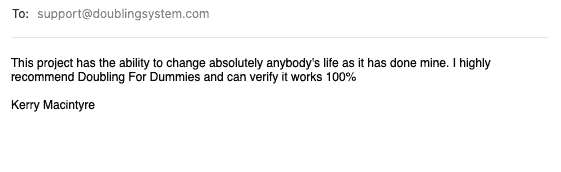 Doubling System testimonial desktop 6