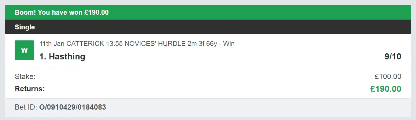 Doubling System - Winner - 2024-01-11
