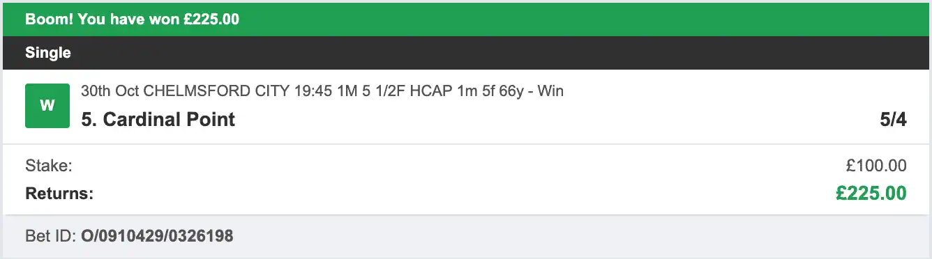 Doubling System - Winner - 2025-10-30