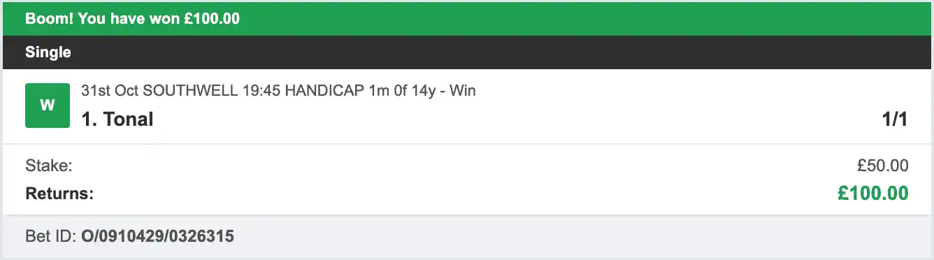 Doubling System - Winner - 2025-10-31