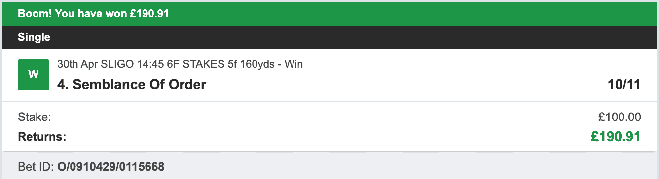 Doubling System - Winner - 2023-04-30