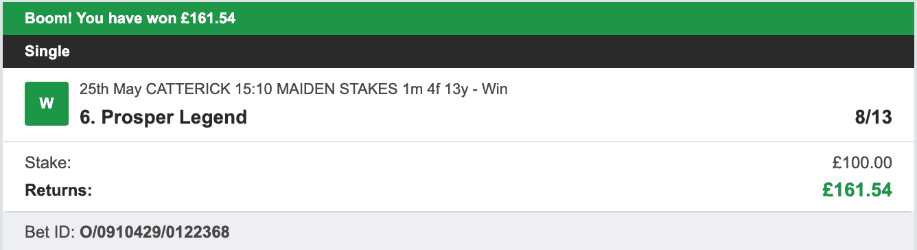 Doubling System - Winner - 2023-05-25