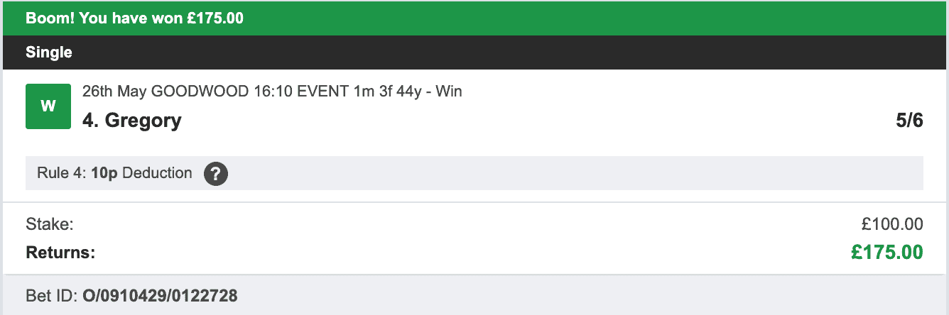 Doubling System - Winner - 2023-05-26
