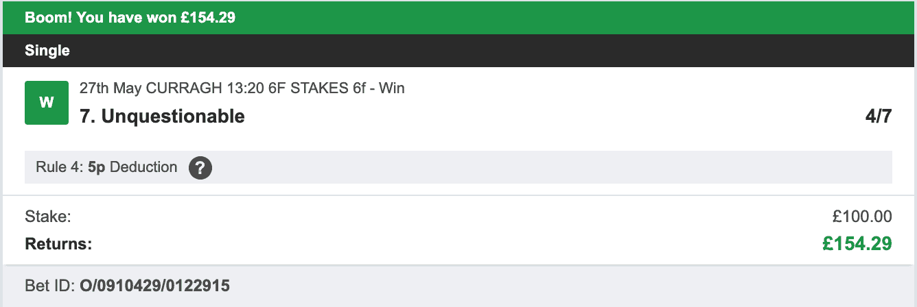 Doubling System - Winner - 2023-05-27