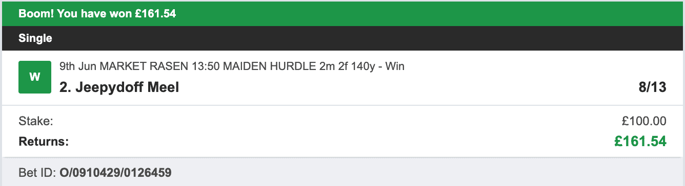 Doubling System - Winner - 2023-06-09