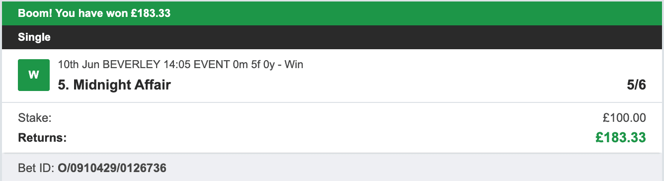 Doubling System - Winner - 2023-06-10