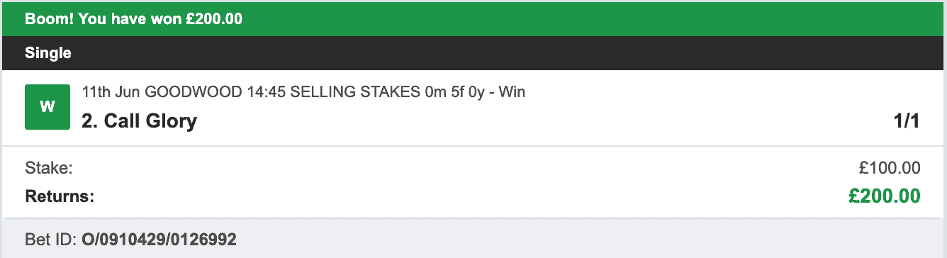 Doubling System - Winner - 2023-06-11