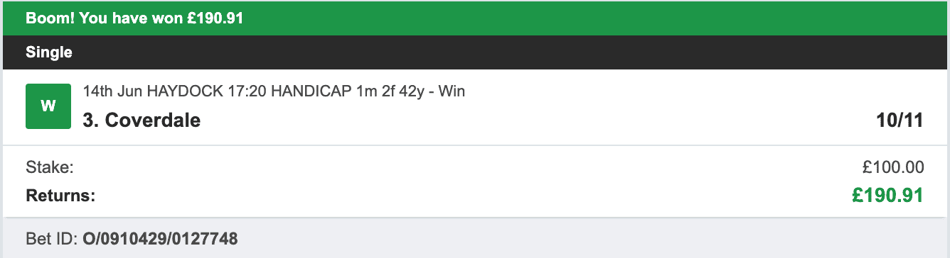 Doubling System - Winner - 2023-06-14