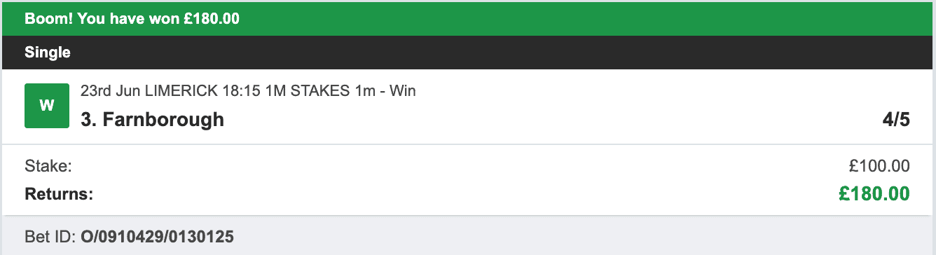 Doubling System - Winner - 2023-06-23