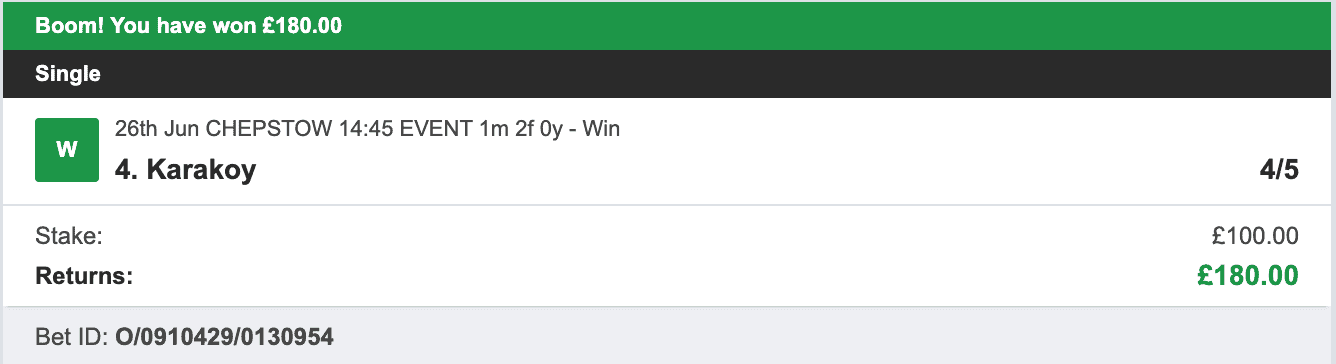 Doubling System - Winner - 2023-06-26